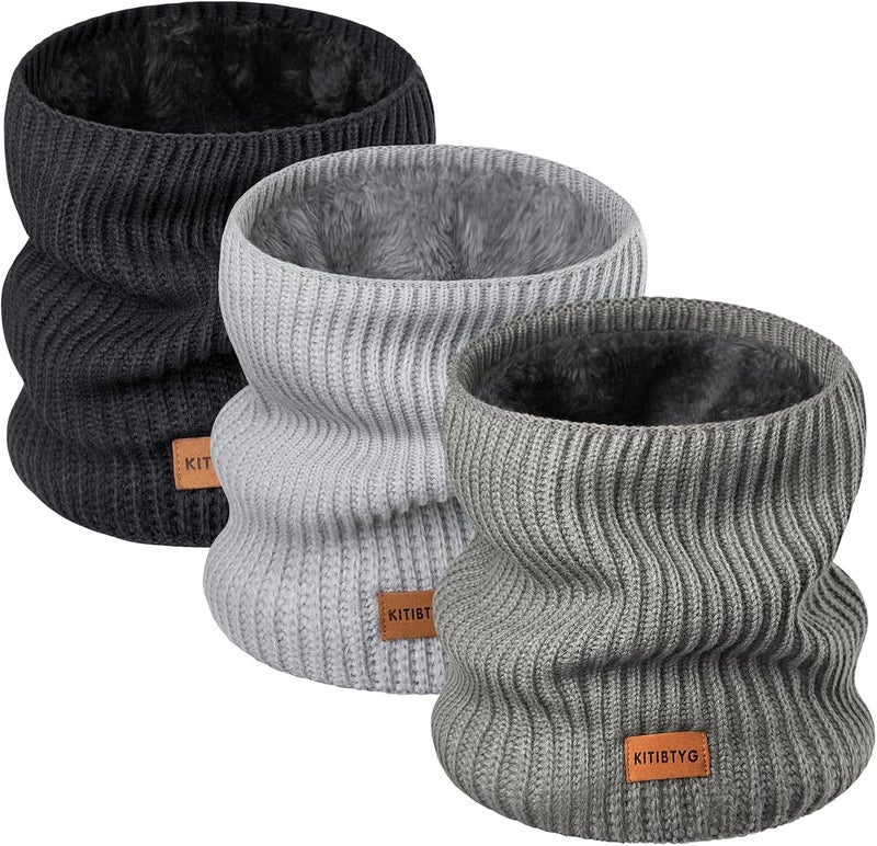 KITIBTYG Winter Neck Gaiters & Ski Mask,Winter Fleece Neck Warmer Face for Men &Women Windproof Gift - Image 1